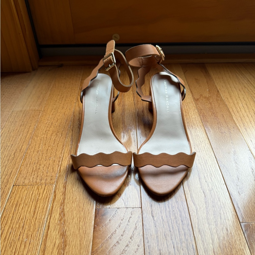 Loeffler Randall Emi City Sandal in Light Cuoio